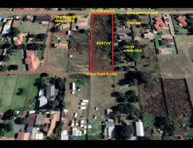 LAND FOR SALE IN RIVERSDALE